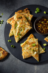 Homemade Chinese Scallion Pancake