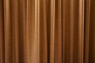 Brown luxurious curtain closed window - 茶色 カーテン