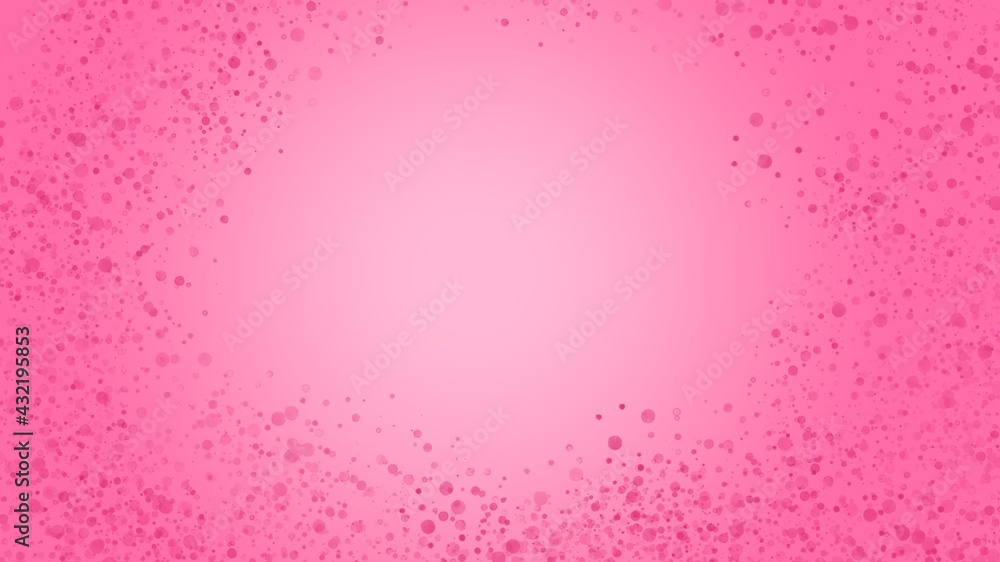Poster Pink abstract background with gradient color and red patches on the sides