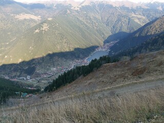 Uzung oil in Turkey on the high mountains of the Black Sea region