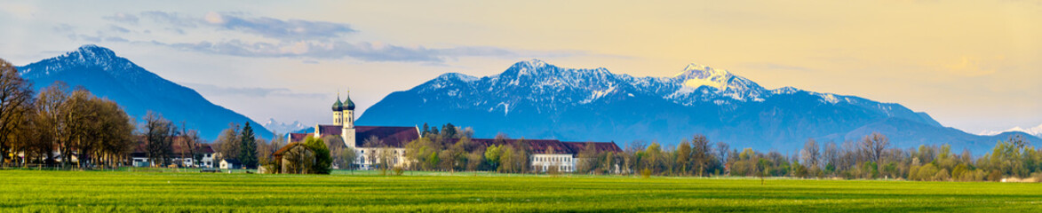 famous benediktbeuern monastery in bavaria