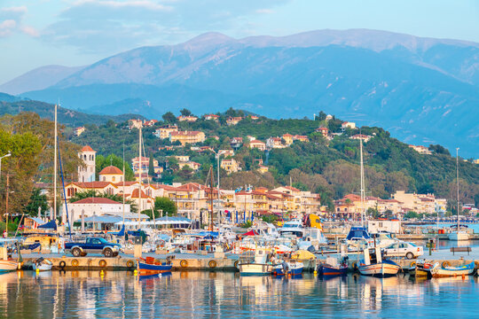 Platamonas town view. Pieria, Macedonia, Greece