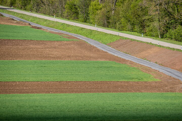 Wegebau paralell der landstrasse
