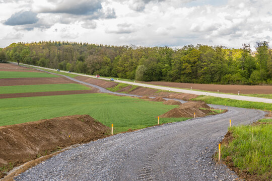 Wegebau paralell der landstrasse