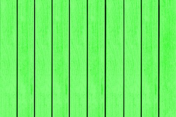 New green vintage wooden wall texture and background seamless or a white wooden fence