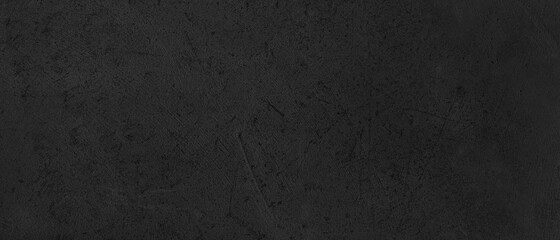 Panorama of Black genuine cow leather of the sofa texture and background seamless