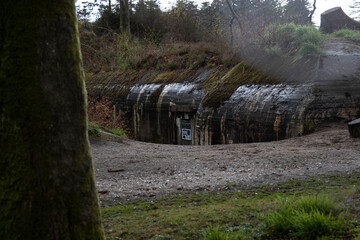 Bunker from Silkeborg Bad. ww2 german bunker. 1944.