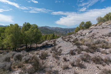 mountainous landscape in southern Spain