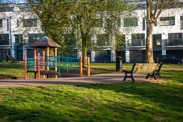 Playground in a park 