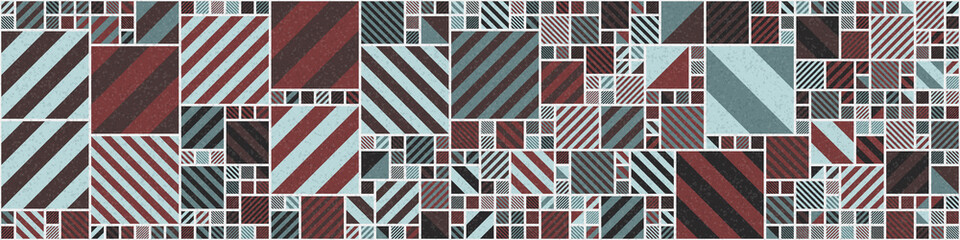 Abstract Geometric Pattern generative computational art illustration