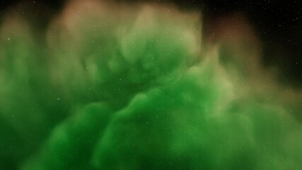 nebula gas cloud in deep outer space, abstract colorful background