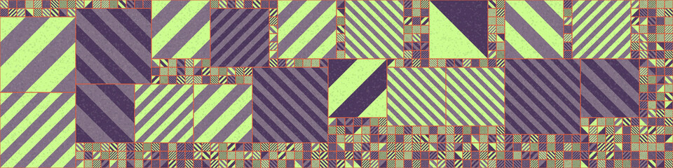 Obraz premium Abstract Geometric Pattern generative computational art illustration