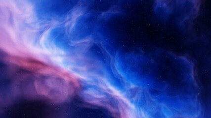 Fototapeta na wymiar nebula gas cloud in deep outer space, abstract colorful background