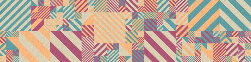 Abstract Geometric Pattern generative computational art illustration