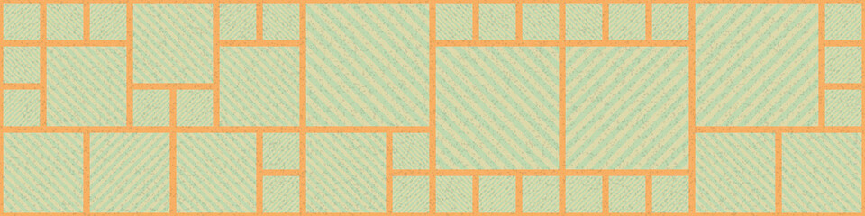 Fototapeta premium Abstract Geometric Pattern generative computational art illustration