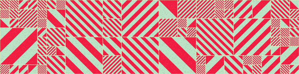 Obraz premium Abstract Geometric Pattern generative computational art illustration