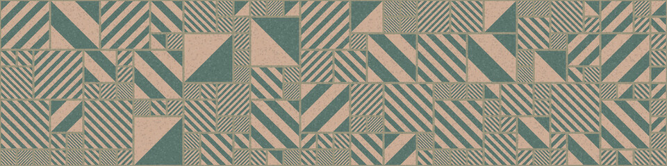 Abstract Geometric Pattern generative computational art illustration