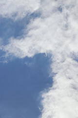 dramatic cloudy blue sky heaven air