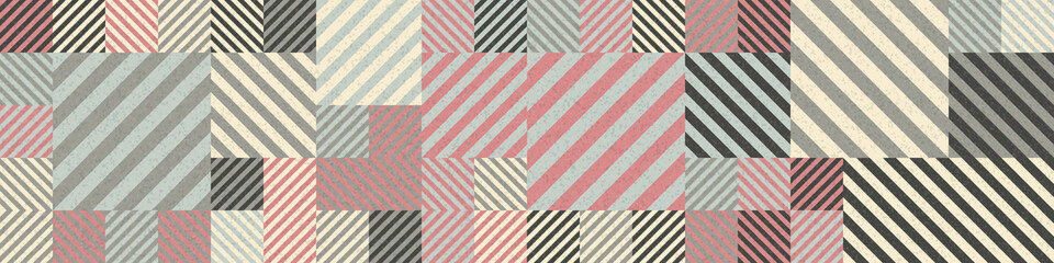 Fototapeta premium Abstract Geometric Pattern generative computational art illustration