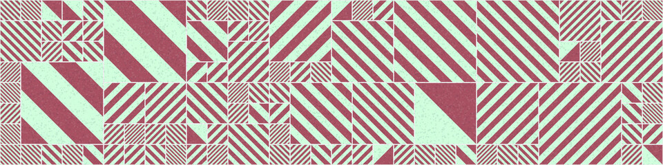 Fototapeta premium Abstract Geometric Pattern generative computational art illustration