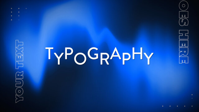 Gradient Typography Title