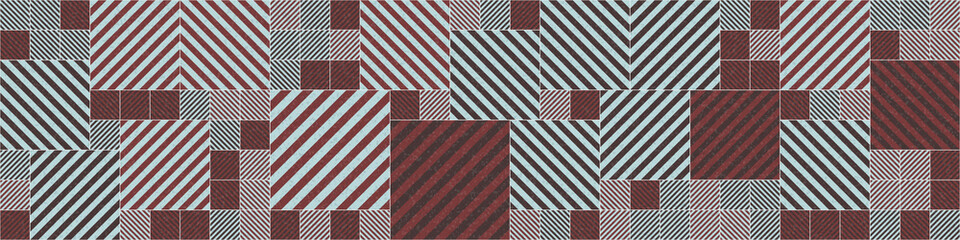 Obraz premium Abstract Geometric Pattern generative computational art illustration