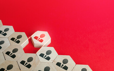 Person leaves the general formation of people. Violation of system integrity , non-conformist. Association breakup, layoffs. Valuable employees leave the company. Dismissal. Inappropriate, incompetent