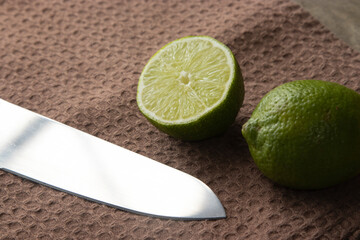 lime and knife