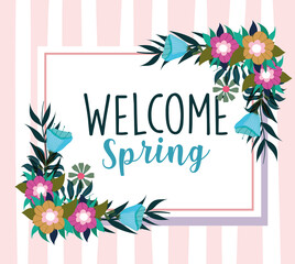 welcome spring floral