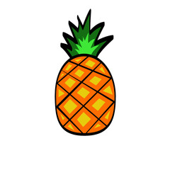 illustration of pineapple