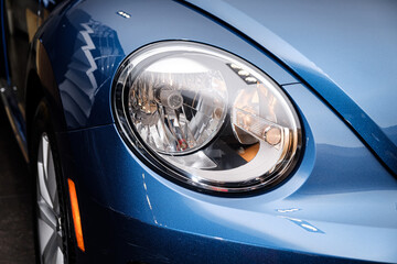 car headlight detail