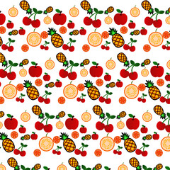 seamless background with apples texture