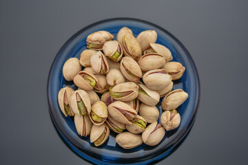Roasted pistachio in bowl
