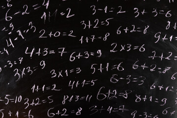 Background, texture from the examples on the blackboard