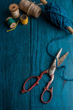 Vintage Scissors with string 