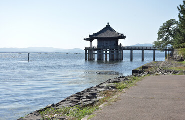 浮御堂　滋賀県大津市本堅田