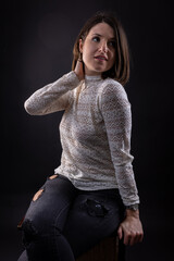 Shooting studio Angèle