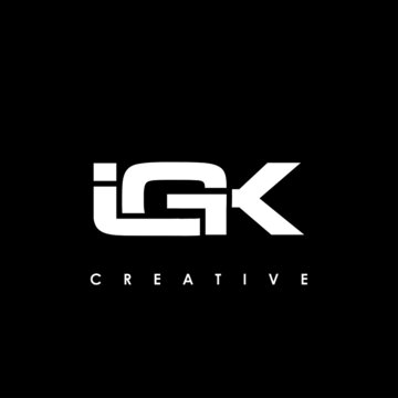 IGK Letter Initial Logo Design Template Vector Illustration
