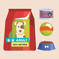 four mascot shop icons