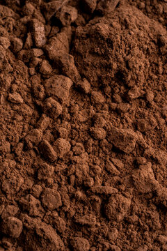 Closeup of cocoa powder