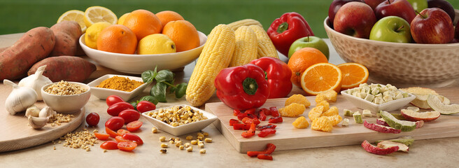 Fruit and vegetable images for the food industry.
