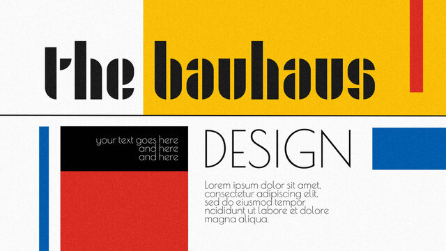Minimal Bauhaus Title
