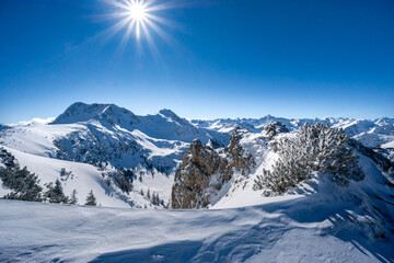 winter in den Allgäuer Alpen 