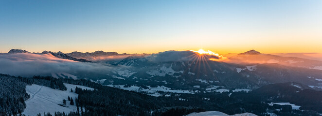 winter in den Allgäuer Alpen 