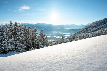 winter in den Allgäuer Alpen 