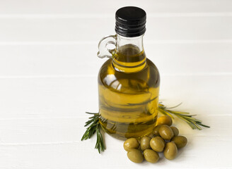 olive oil and olives
