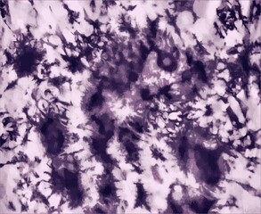 Tie dye background Geometric pattern texture Vector illustration Shibori Abstract batik brush seamless and repeat pattern design Violet and blue 