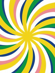 Abstract figure logo design background illustration. Digital art illustration