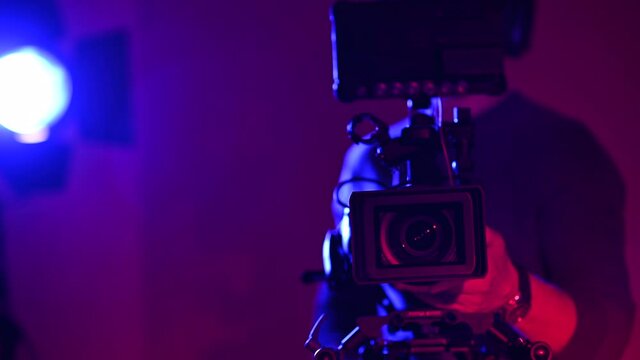 Camera Operator Taking Shot