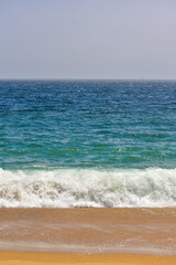 waves on the beach